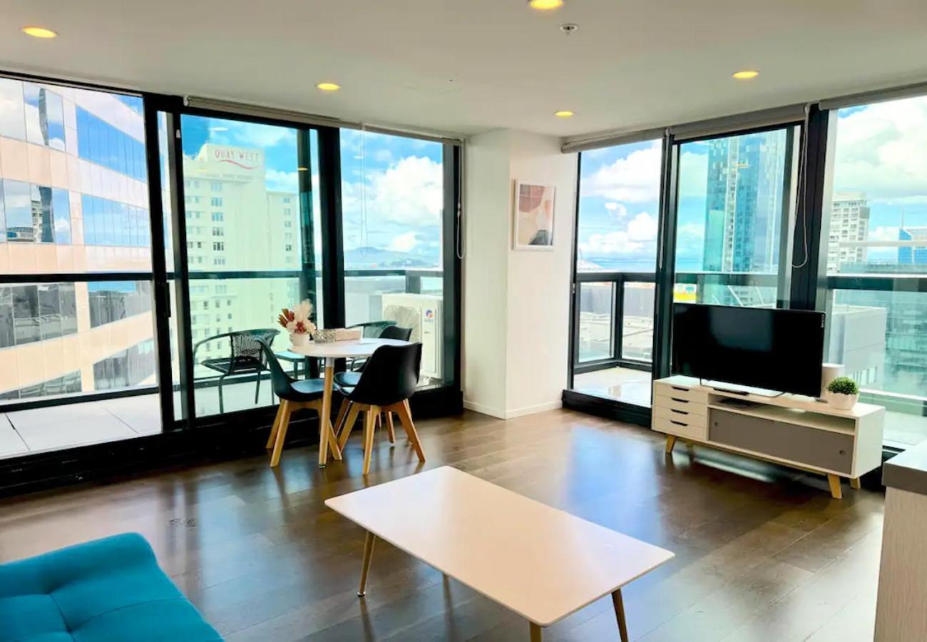 Gorgeous Seaview 2 Bedroom Apartment In Auckland Cbd Екстер'єр фото