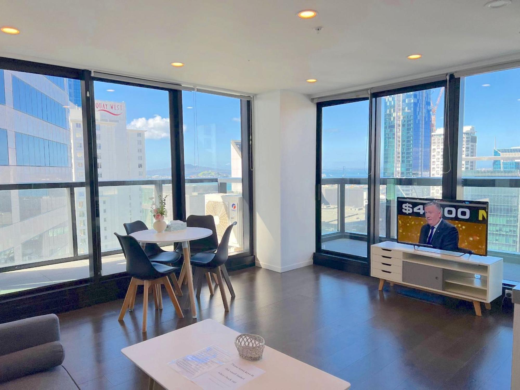 Gorgeous Seaview 2 Bedroom Apartment In Auckland Cbd Екстер'єр фото