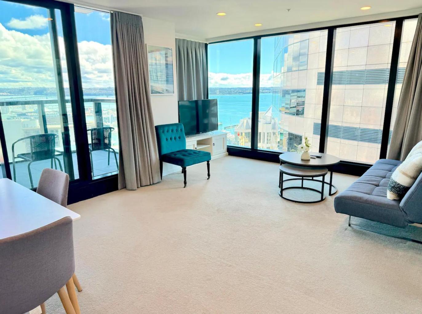 Gorgeous Seaview 2 Bedroom Apartment In Auckland Cbd Екстер'єр фото