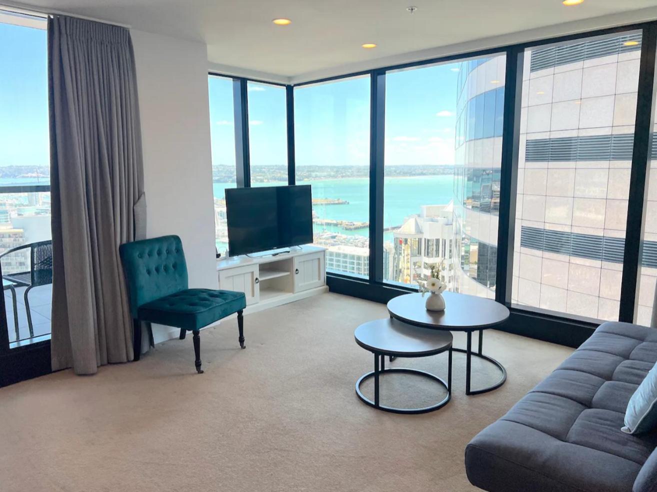 Gorgeous Seaview 2 Bedroom Apartment In Auckland Cbd Екстер'єр фото