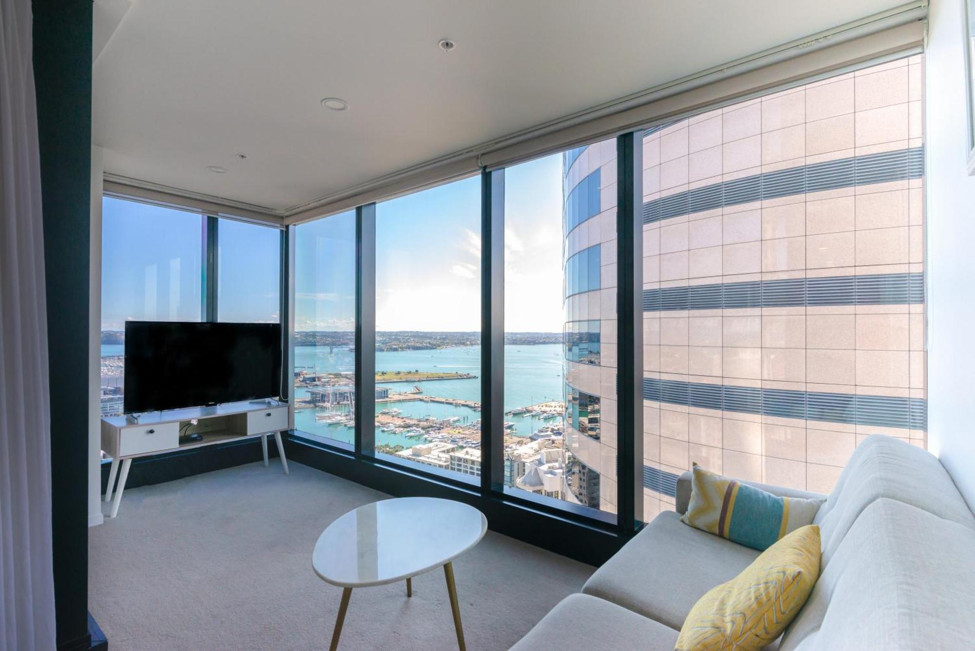 Gorgeous Seaview 2 Bedroom Apartment In Auckland Cbd Екстер'єр фото